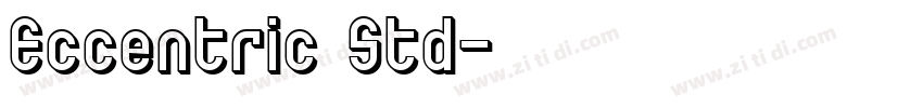Eccentric Std字体转换